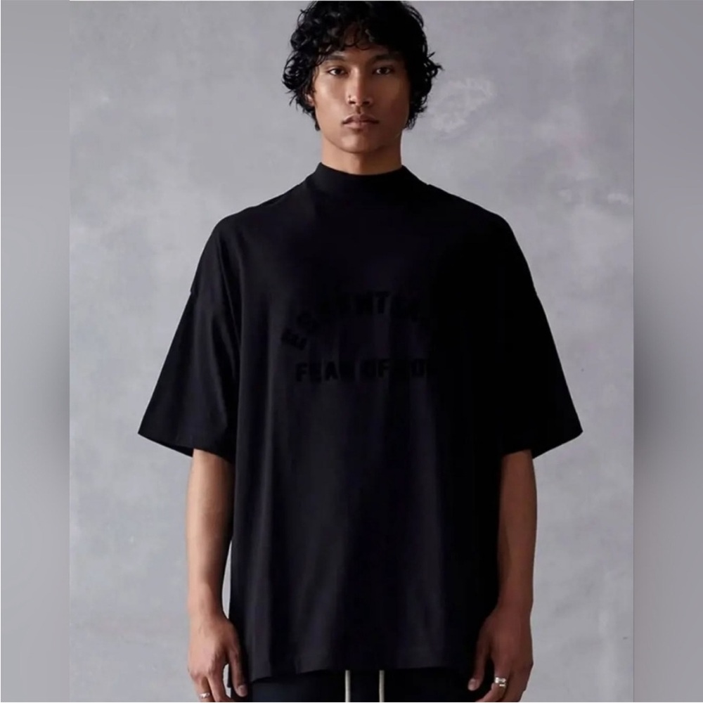 Essentials Fear of God Black Men's Shirt